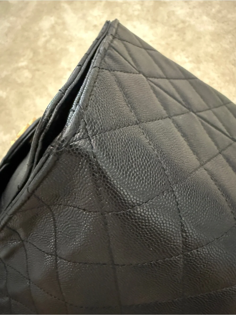 Chanel 25 Black, Medium, Antique Gold Hardware